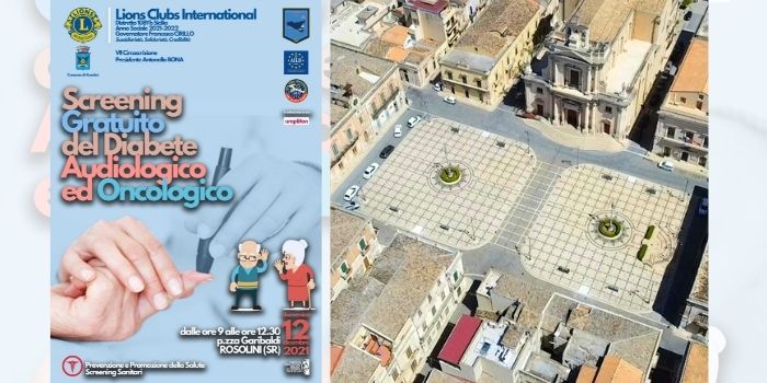 Domenica in Piazza Garibaldi screening gratuito del diabete audiologico e oncologico