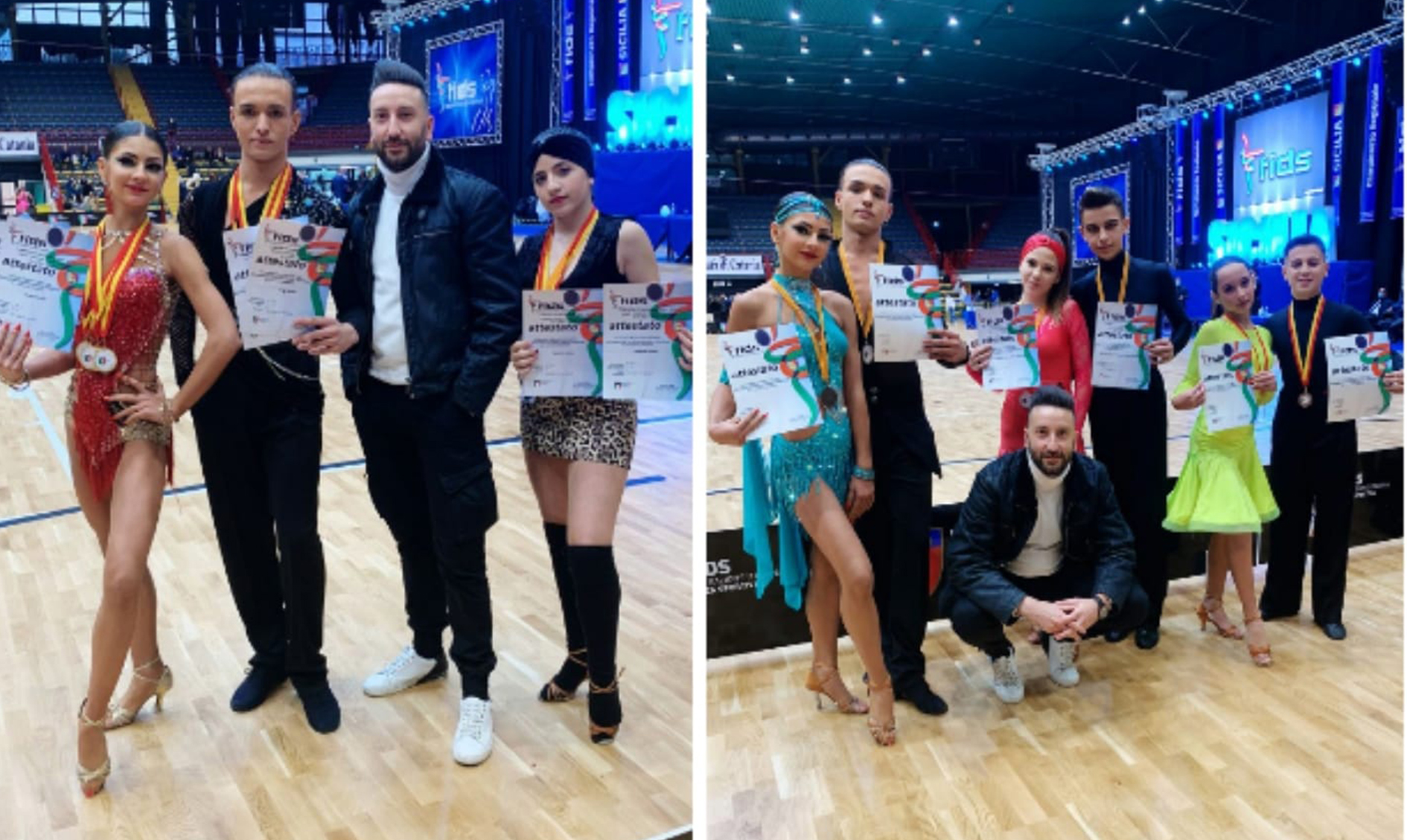 Danza Sportiva, ancora successi per la Dancing Stars Sicilia ai campionati regionali di Catania