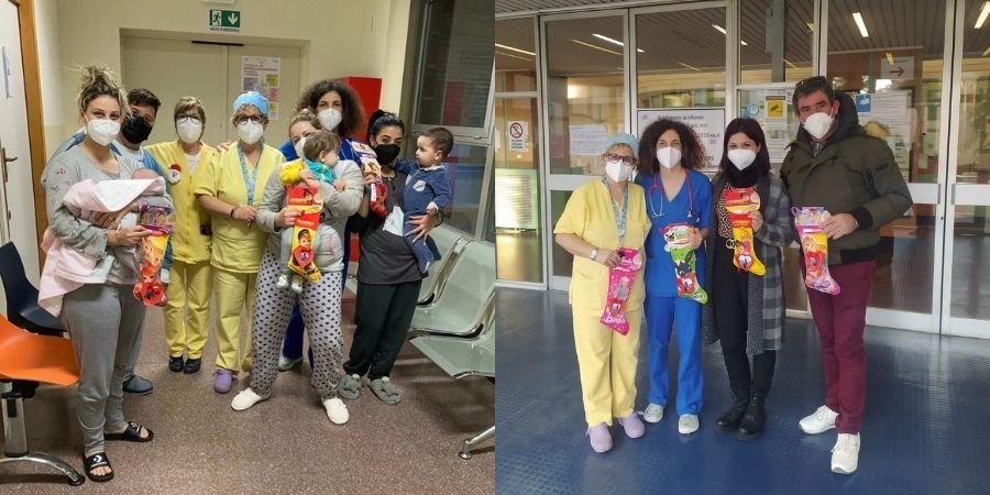 Alcune aziende di Rosolini distribuiscono doni al reparto di Pediatria dell’ospedale Umberto I