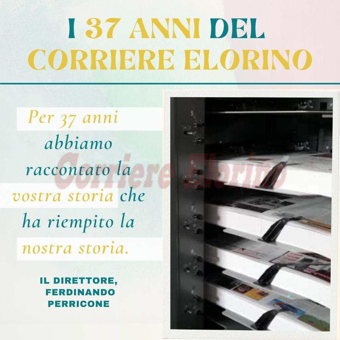 I 37 anni del Corriere Elorino, l’editoriale del Direttore