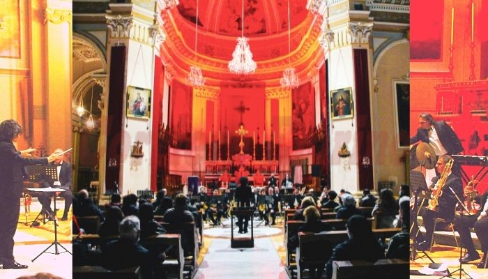 La Chiesa Madre teatro di incanto per il capolavoro “Donna de Paradiso” con la Brass Orchestra