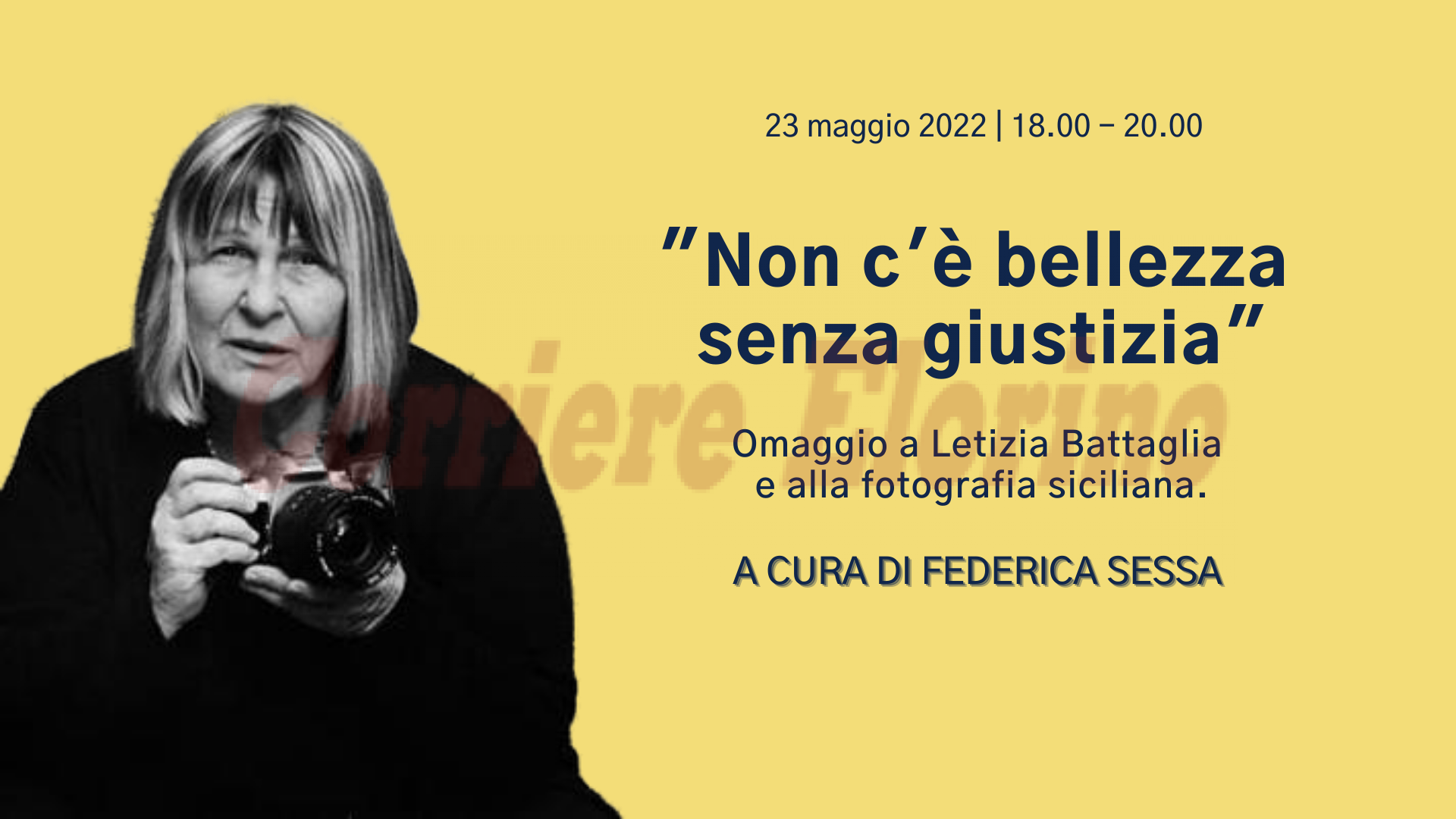 Il 23 maggio in biblioteca un workshop di fotografia: omaggio a Letizia Battaglia e alla fotografia siciliana