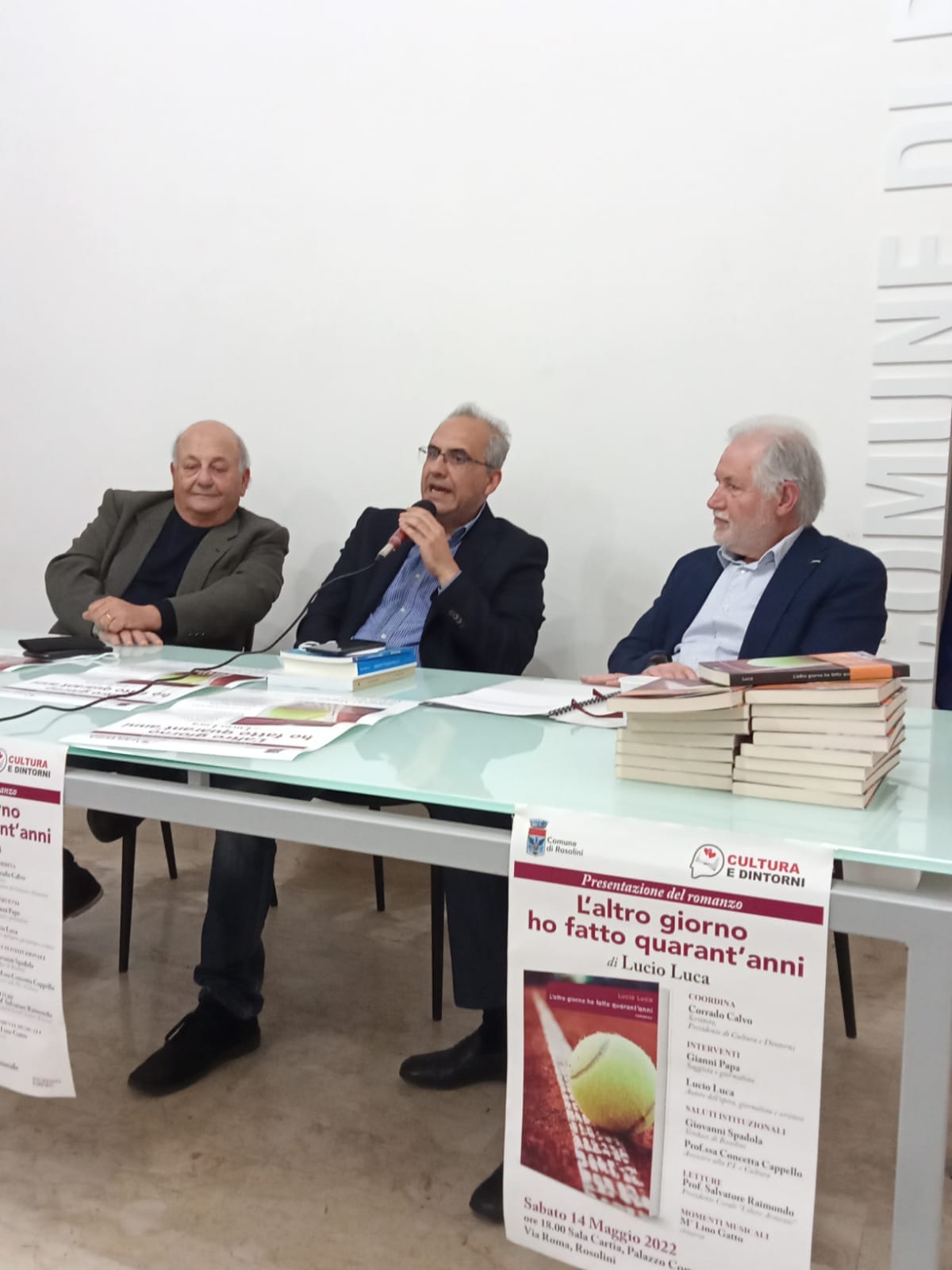Lucio Luca presenta a Rosolini il libro: “L’altro giorno ho fatto quarant’anni”