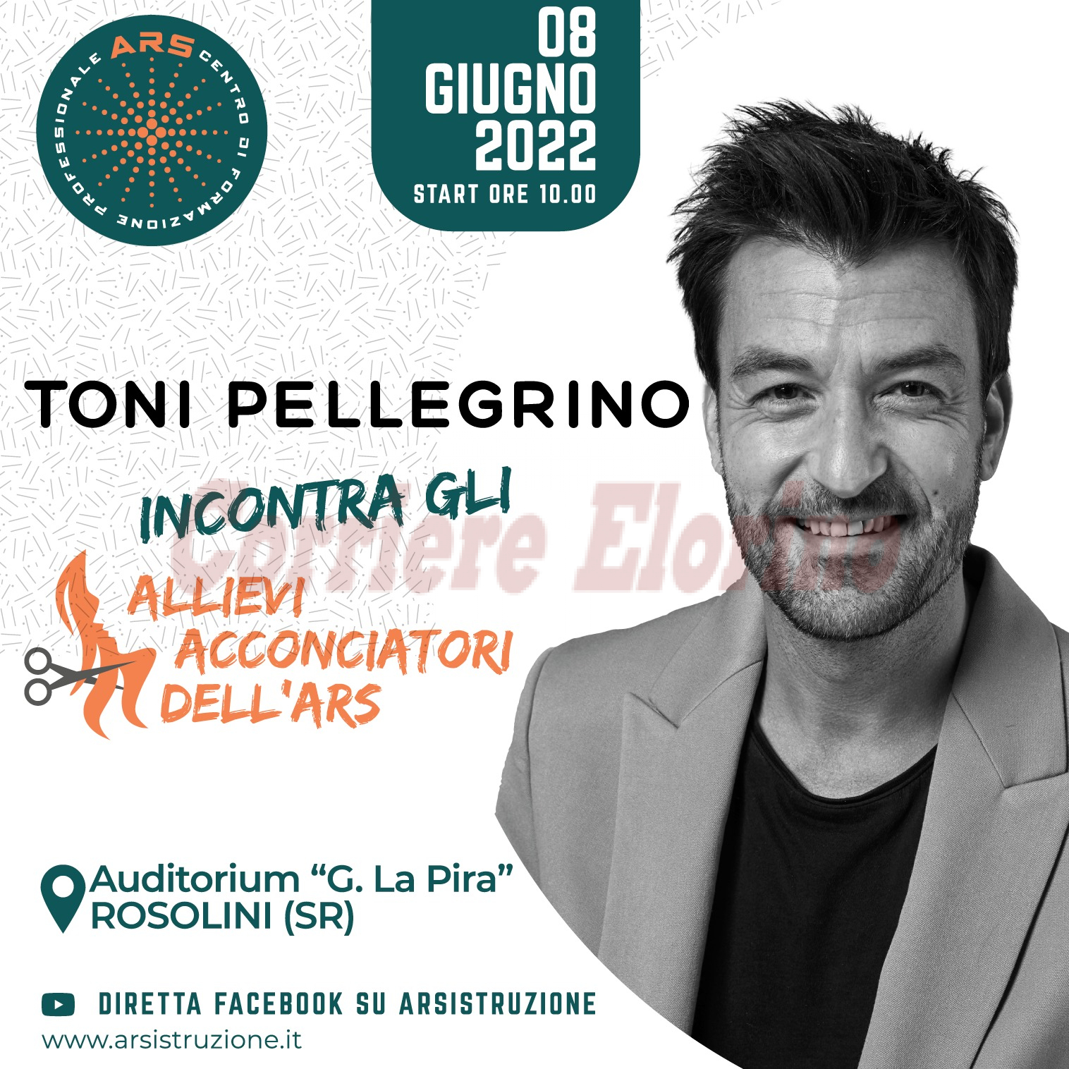 Toni Pellegrino incontra 450 studenti del Centro di formazione ARS