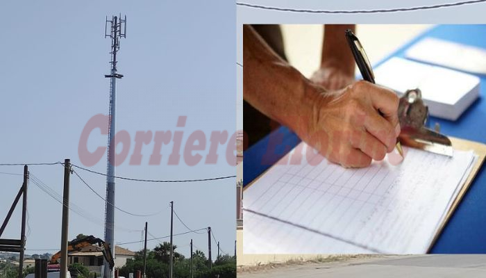 Una raccolta di 310 firme per dire “no” all’installazione di un antenna in contrada San Lorenzo