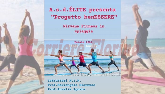 Nirvana Fitness in spiaggia, il primo progetto benessere dell’ A.s.d Élite inizia l’11 luglio