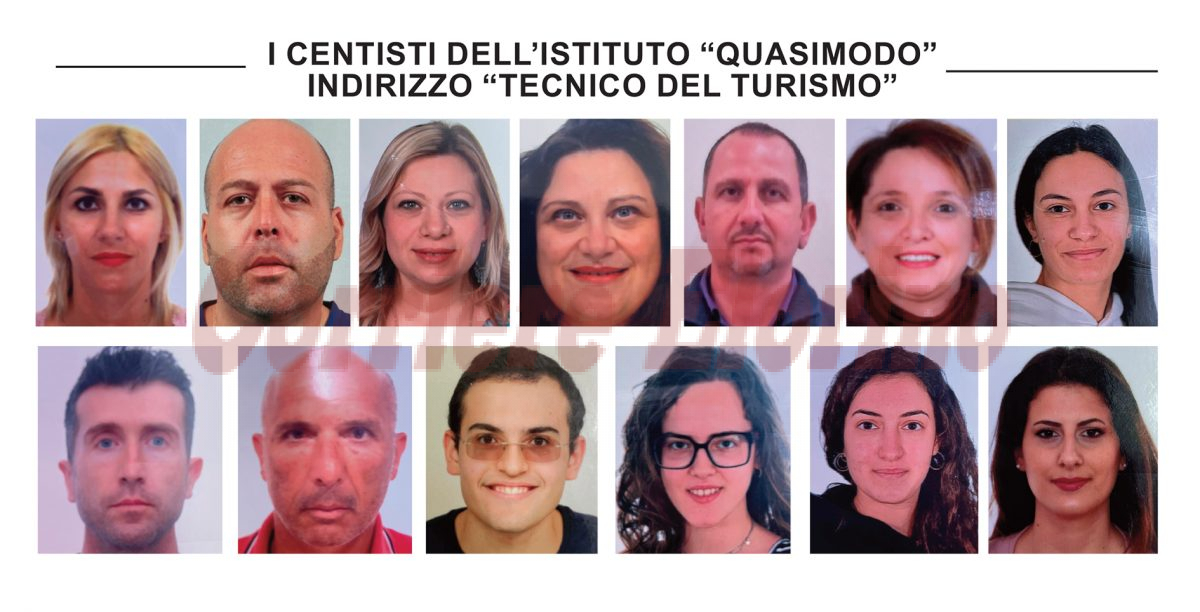 13 centisti all’Istituto “Quasimodo” di Rosolini indirizzo “Tecnico del Turismo”