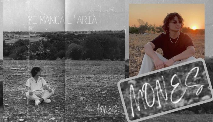 “Mi manca l’aria”, il primo singolo di Simone Lao (in arte Mones) fuori a mezzanotte su tutti i digital store