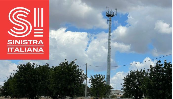 Sinistra Italiana contro l’antenna 5G vicino la scuola: “Solidali con la lotta di alcuni genitori”