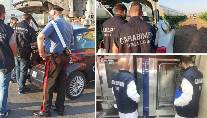 Serrati controlli dei carabinieri su salute e lavoro, sospese attività, chiuse case di riposo, denunciati lavoratori in nero