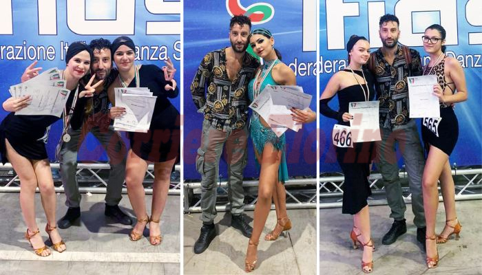 Successi e podi per la Dancing Stars del maestro Daniele, le sue allieve stregano la giuria ai Campionati Regionali Fids