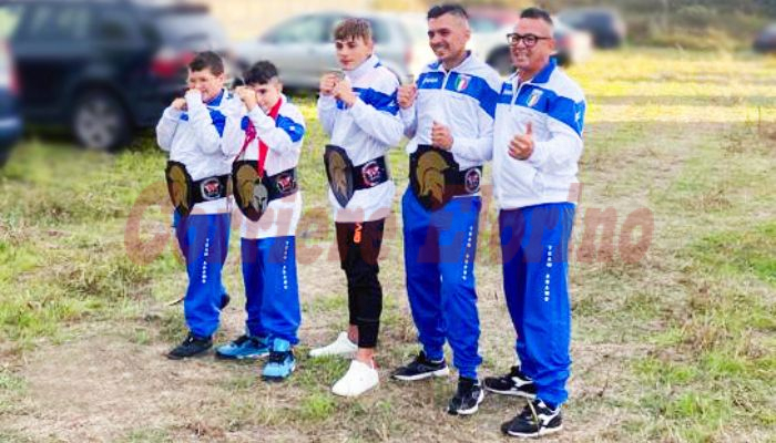 Kickboxing, quattro atleti e quattro cinture per il team del maestro Gianluca Adamo ai Campionati Regionali