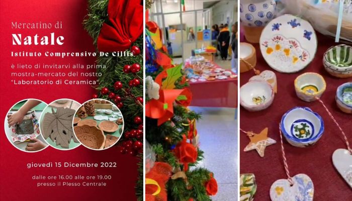 Grande successo per il primo mercatino di Natale dell’Istituto De Cillis