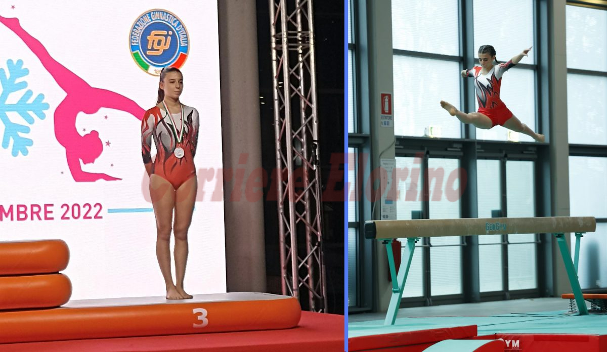 Ginnastica artistica, la rosolinese Maria Vittoria Salemi conquista tre podi a Rimini