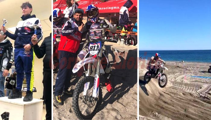 Motocross, il14enne Massimo Garretta vince la prima prova regionale sulla sabbia di Letojanni