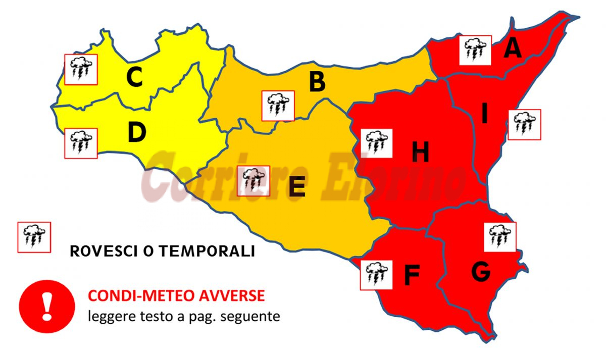 Domani allerta meteo rossa, il sindaco Spadola chiude le scuole