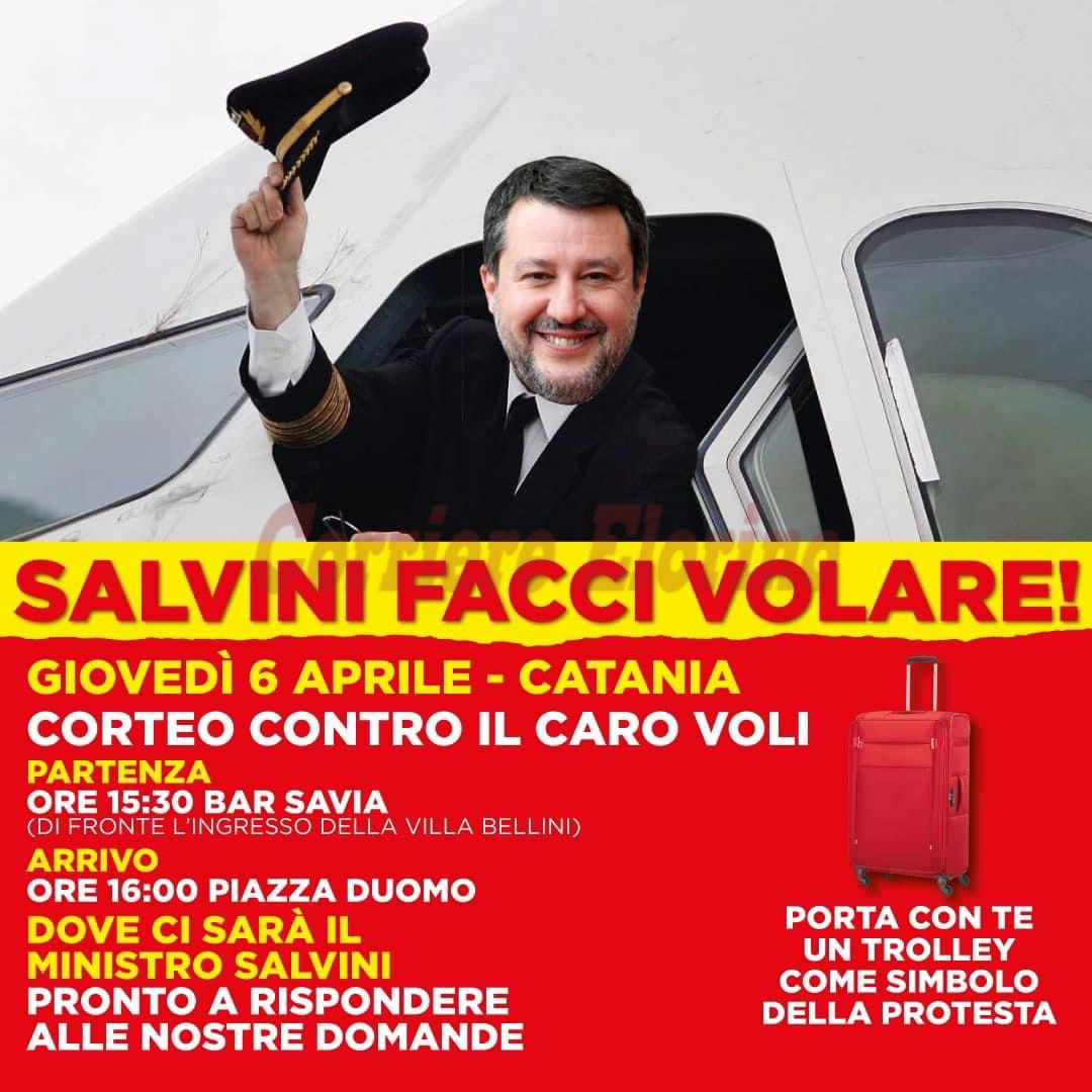 Giovedì 6 aprile corteo contro il “caro voli” promosso dai deputati Spada e La Vardera