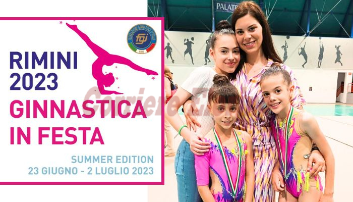 Clara, Selene, Greta: tre ginnaste rosolinesi volano a Rimini alle Nazionali della Federazione Ginnastica d’Italia