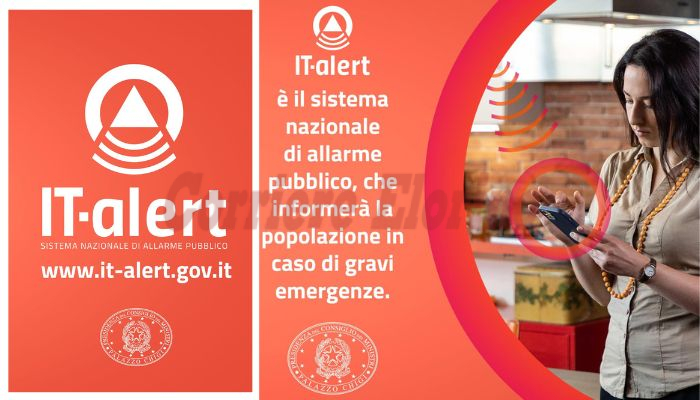 Il 5 luglio in Sicilia suoneranno i cellulari con un sms di allarme pubblico: sarà il test di IT-Alert