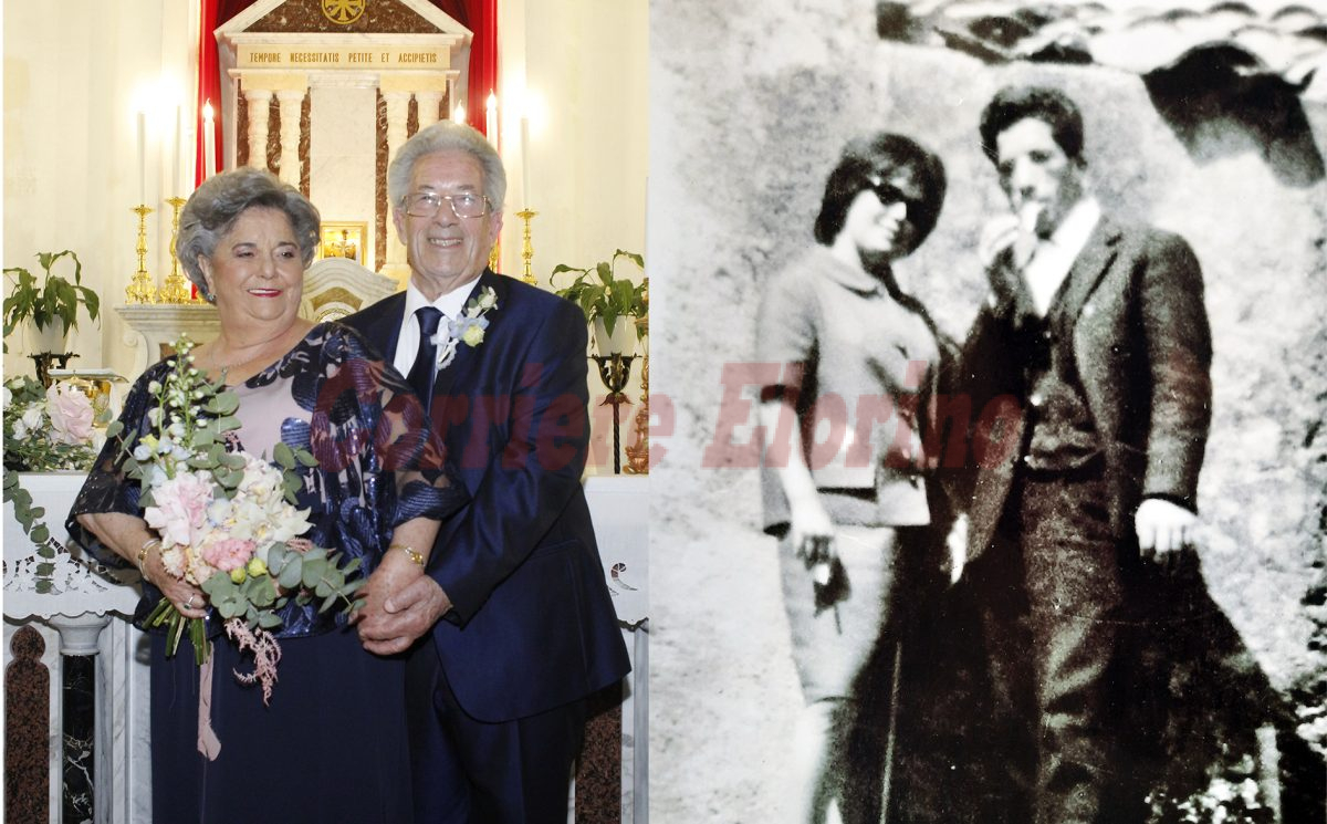 Si conobbero e fu subito “fuitina”, oggi Carmelo Brafa e Lia Ruggeri hanno festeggiato 60 anni di matrimonio
