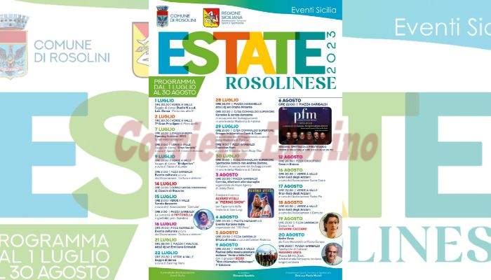 Rosolini, dal Comune stanziati 11 mila euro per la pubblicità degli eventi per l’Estate Rosolinese