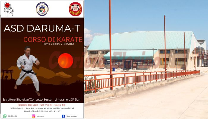 A Rosolini una scuola di karate tradizionale grazie all’Asd Daruma-T di Concetto Sessa