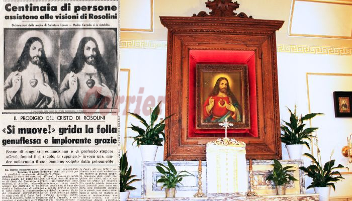“Il quadro si muove”, nel 1959 Rosolini invasa da pellegrini per i miracoli del Sacro Cuore