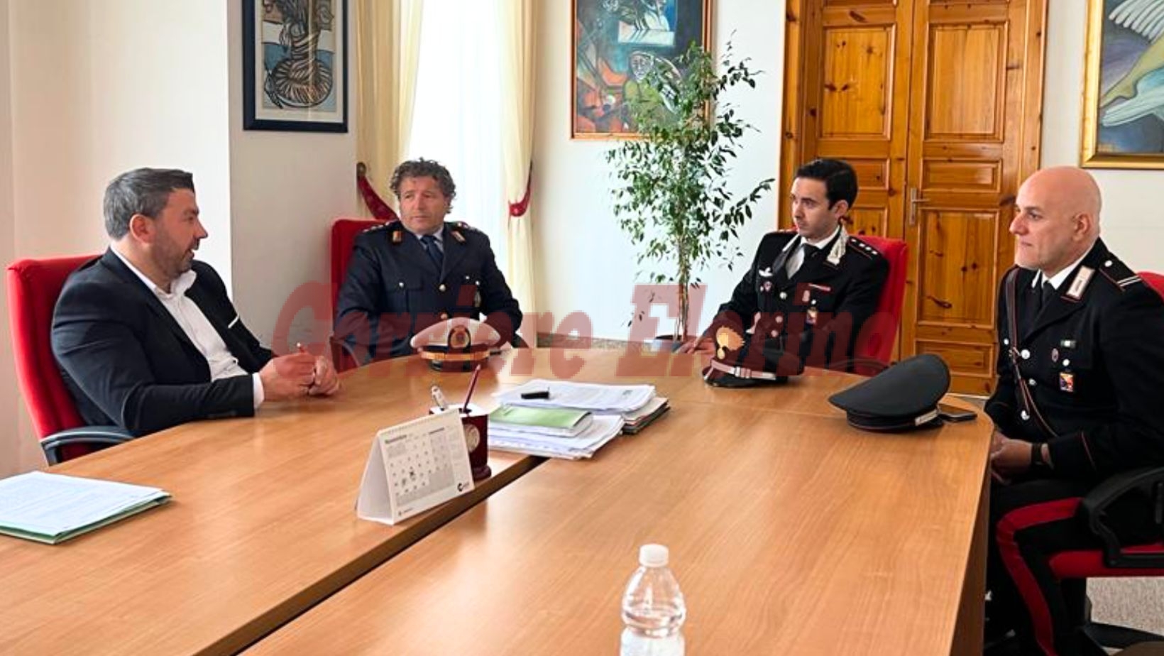 “Ordine pubblico”, il sindaco incontra il nuovo Comandante della Compagnia di Noto, Mirko Guarriello