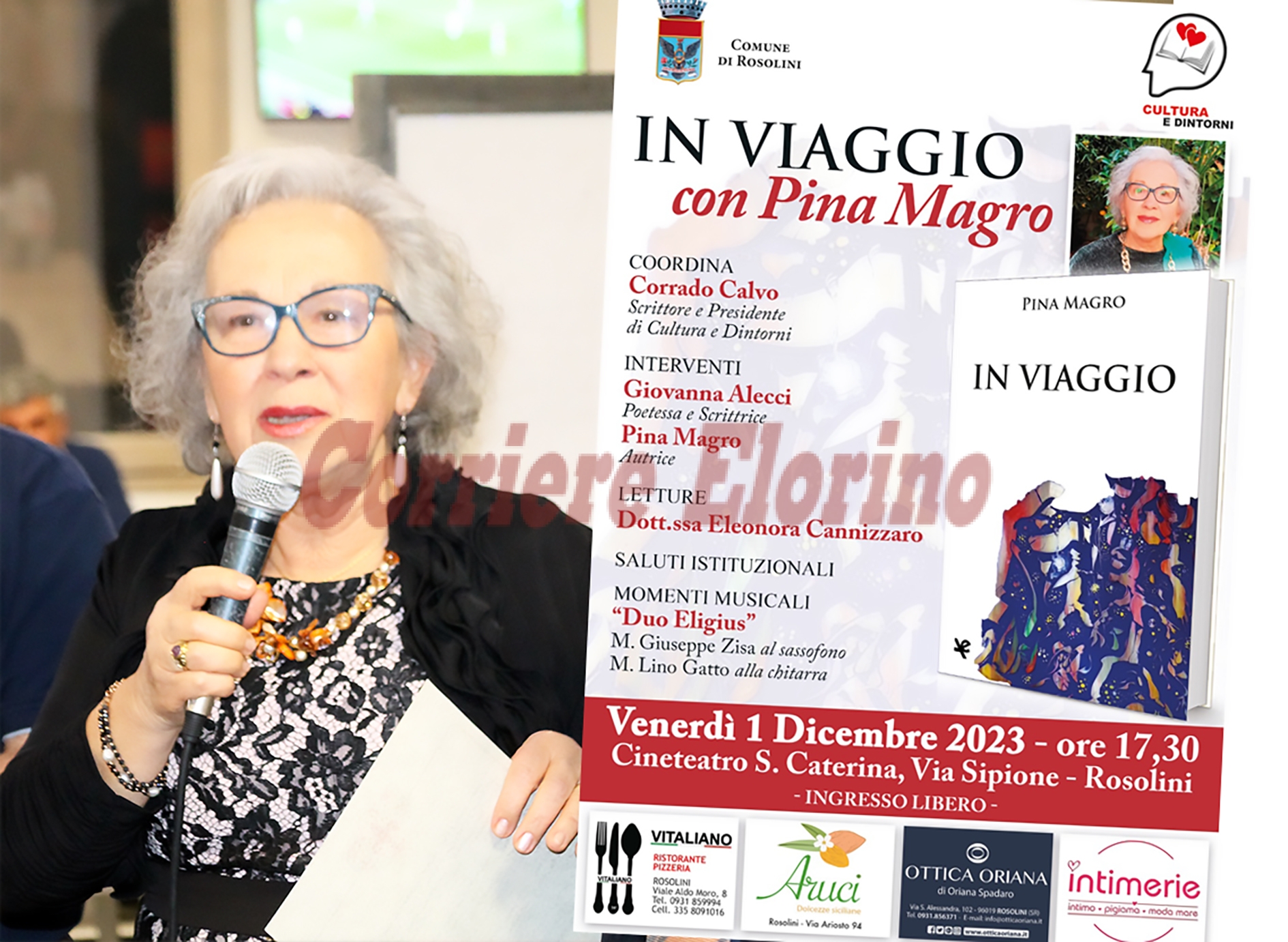 “In Viaggio”, l’1 dicembre si presenta il terzo libro di Pina Magro