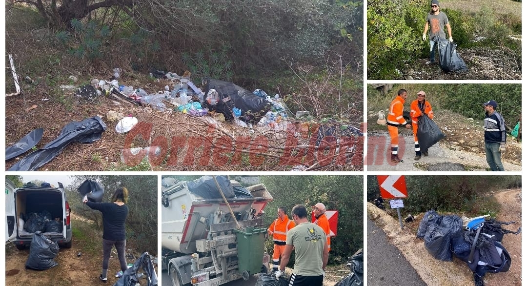 Cava Timparossa ripulita dai rifiuti dai ragazzi dell’arrampicata sportiva