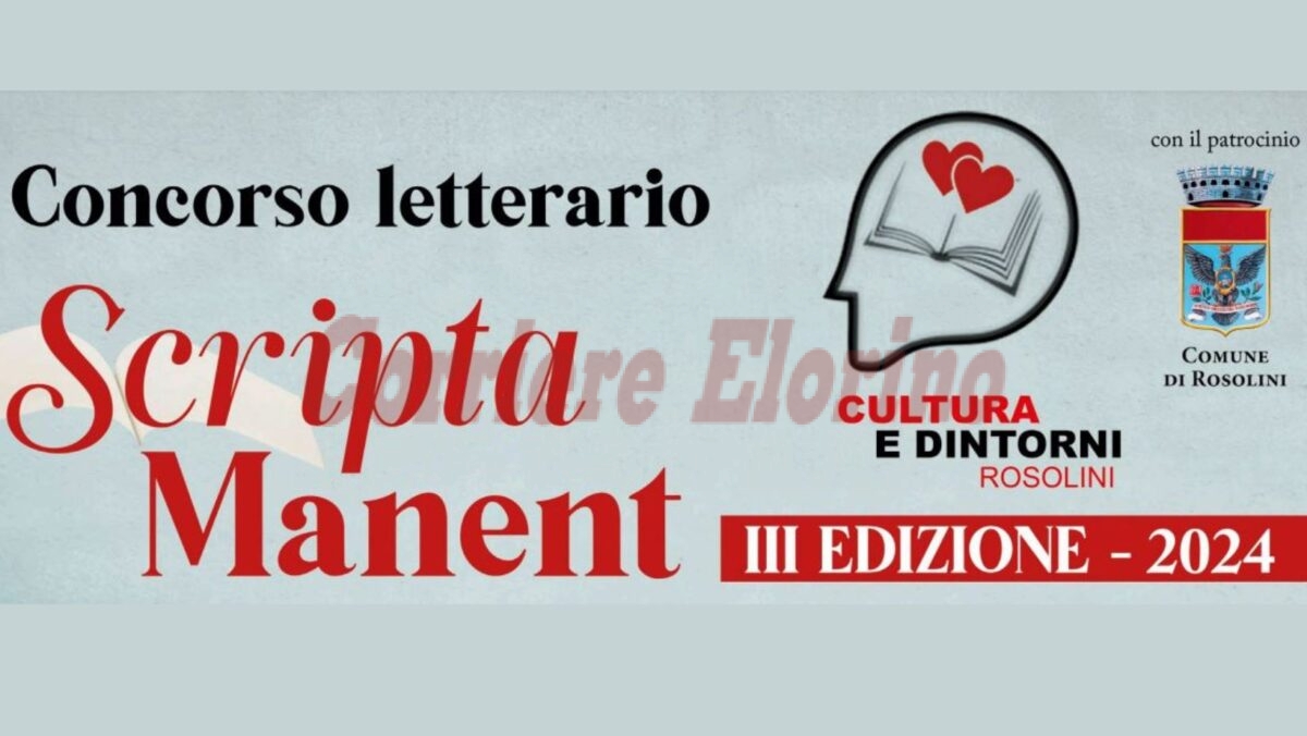 Al via il Premio Nazionale di Poesia “Scripta Manent” dell’associazione “Cultura e Dintorni”