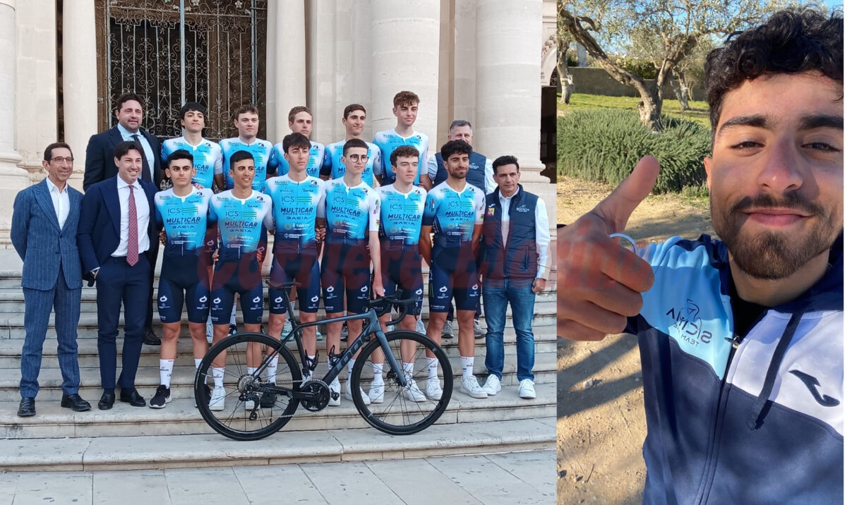 Elia Basile, il talento rosolinese nella “Team Bike Sicilia” di Paolo Tiralongo