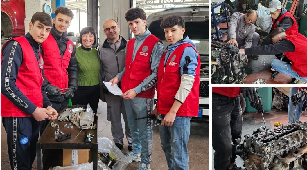 Nuovi meccanici crescono, all’Ars i laboratori pratici con il docente Giampaolo Linguanti