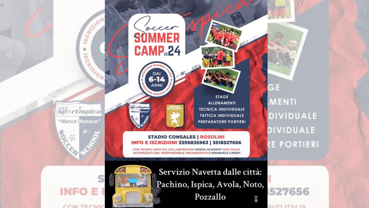 Allo stadio “Consales” un Soccer Camp estivo con allenatori UEFA B e collaboratori Genoa Academy