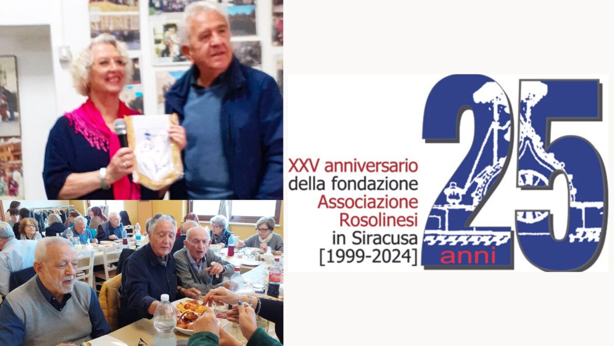 Dal pranzo insieme all’incontro con il Club Famiglie, i 25 anni dei “Rosolinesi in Siracusa”