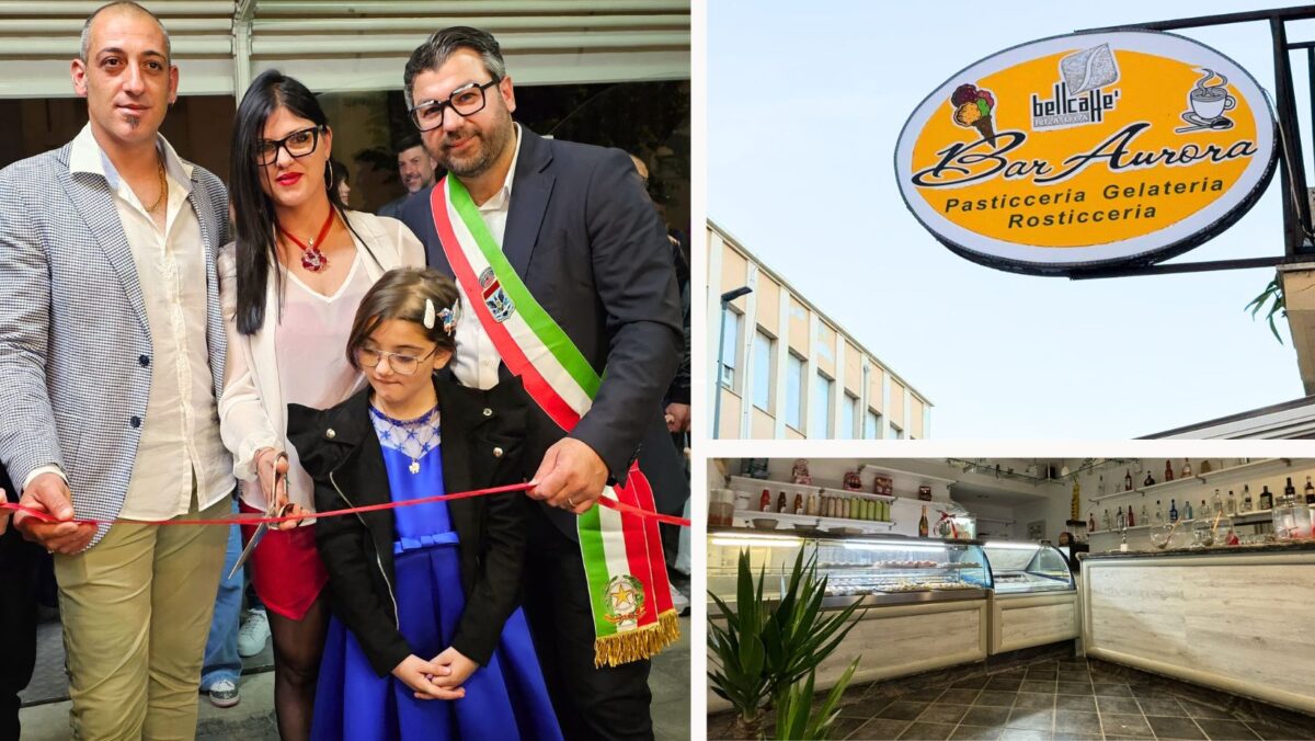 Ritorna lo storico “Bar Aurora” con la passione dei giovani Paolo Maltese e Giovanna Baglieri