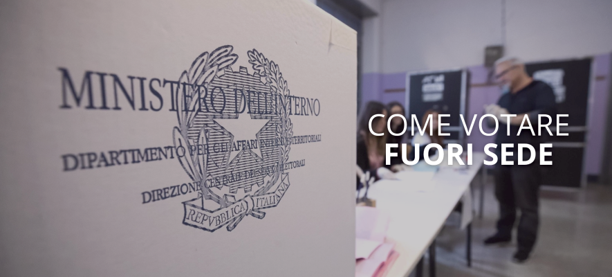Referendum dell’8 e 9 giugno, domanda per il voto da fuori sede entro il 4 maggio Referendum dell’8 e 9 giugno, domanda per il voto da fuori sede entro il 4 maggio