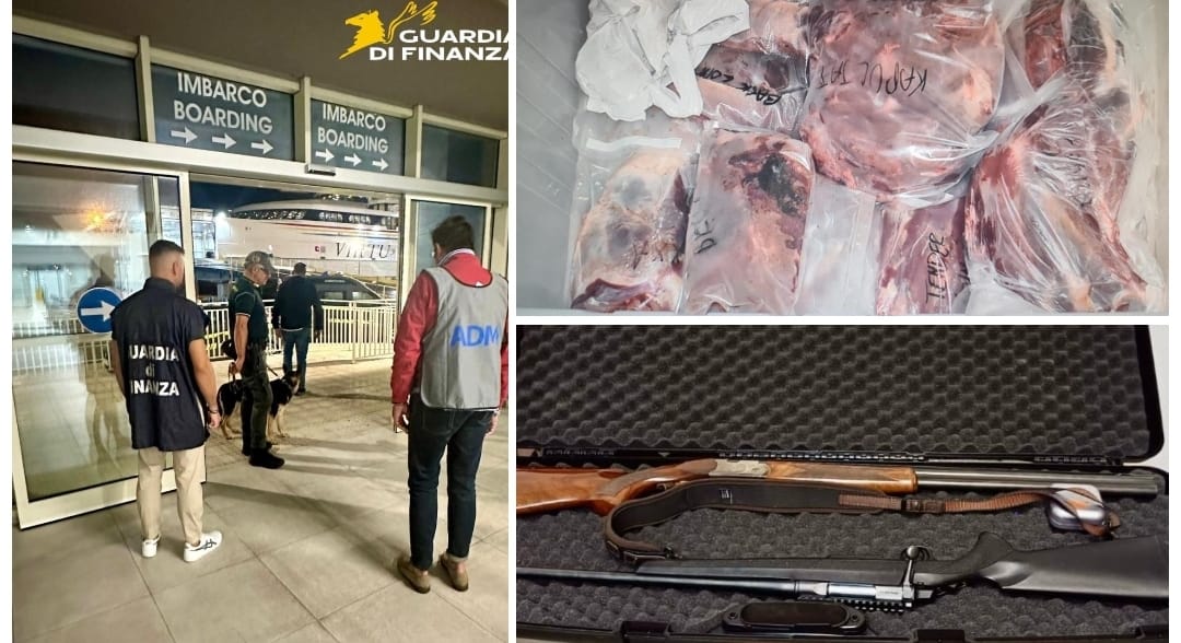 Bloccati al porto di Pozzallo: denunciati dalla Guardia di Finanza sei cacciatori maltesi Bloccati al porto di Pozzallo: denunciati dalla Guardia di Finanza sei cacciatori maltesi