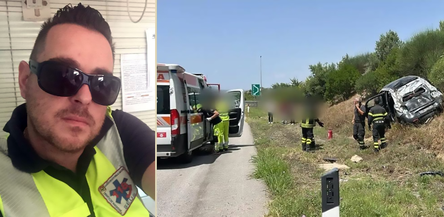 Incidente sulla A18: soccorritore del “118” affronta la prova più difficile della sua carriera Incidente sulla A18: soccorritore del “118” affronta la prova più difficile della sua carriera