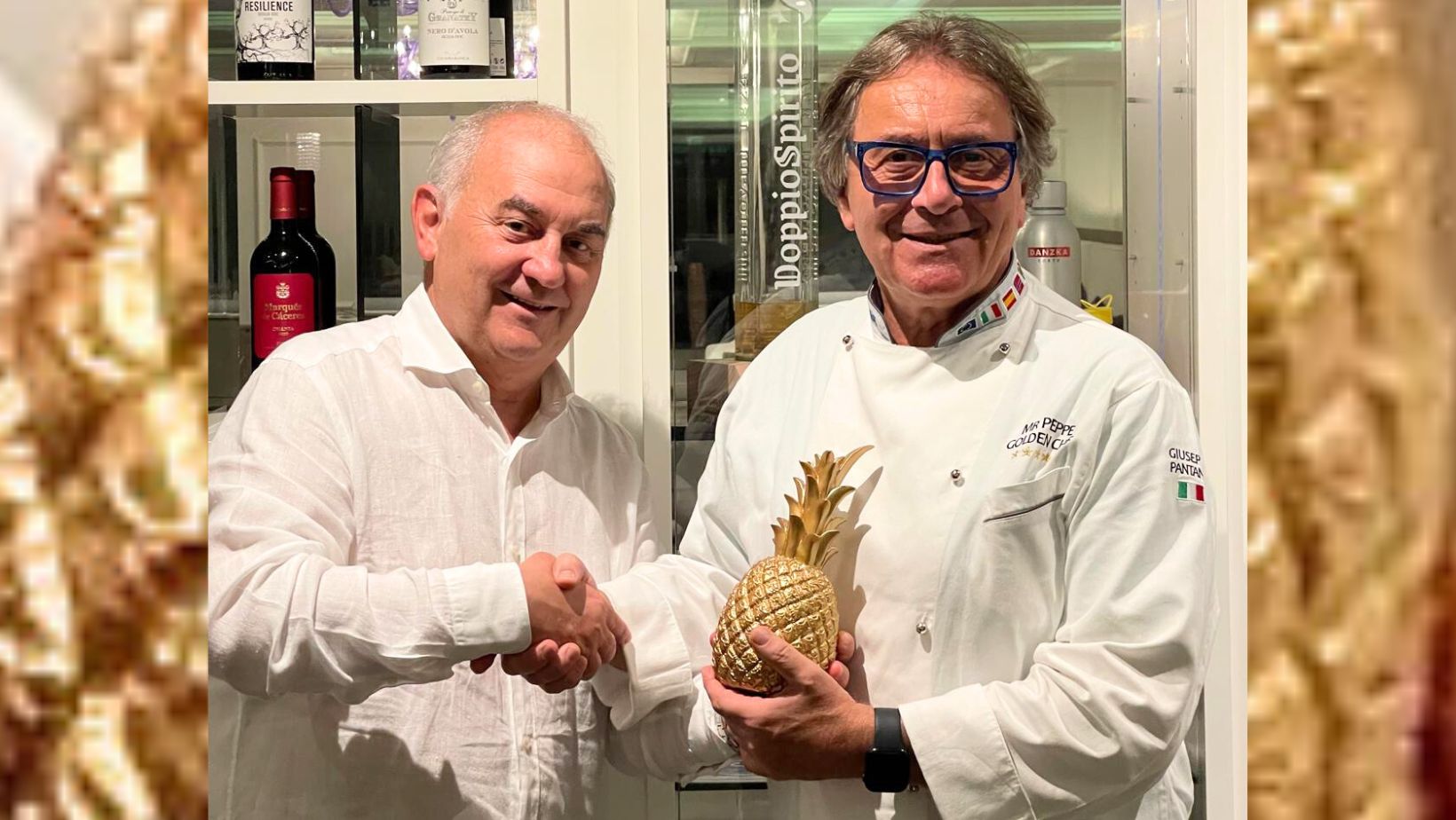 Giuseppe Pantano premiato con l’Ananas d’Oro da un hotel del gruppo Preferred Hotels & Resorts Giuseppe Pantano premiato con l’Ananas d’Oro da un hotel del gruppo Preferred Hotels & Resorts