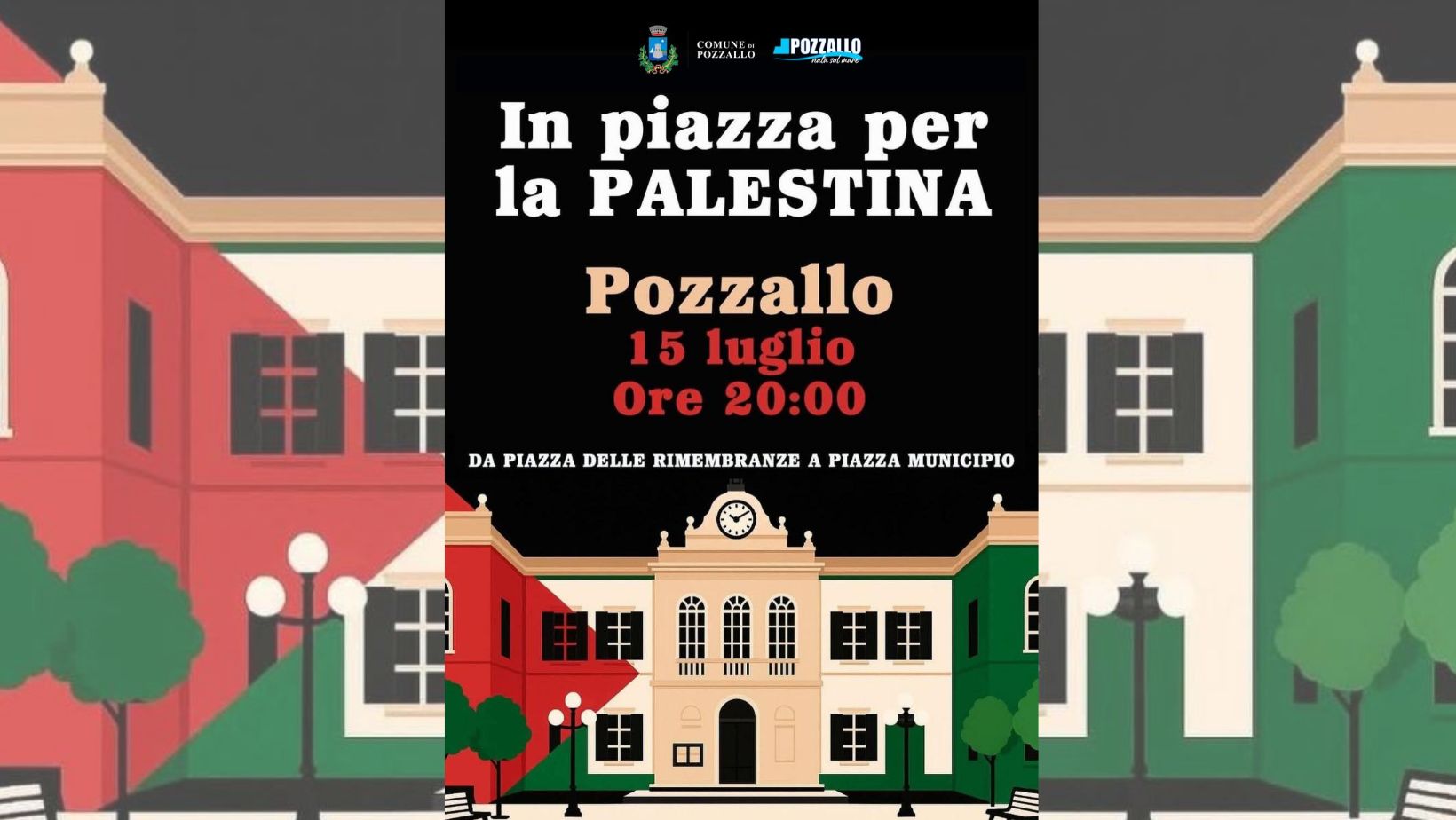 Pozzallo, domani, 15 luglio la manifestazione “In Piazza per la Palestina” Pozzallo, domani, 15 luglio la manifestazione “In Piazza per la Palestina”