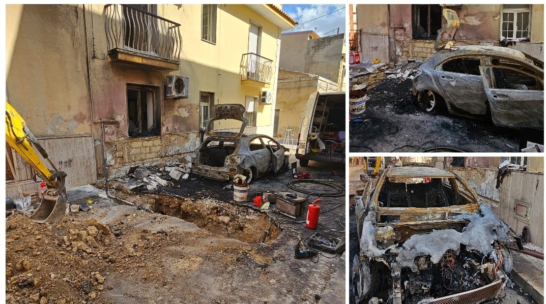 Notte da incubo in via Marsala: auto distrutta, casa danneggiata e conduttura del gas compromessa e a rischio esplosione Notte da incubo in via Marsala: auto distrutta, casa danneggiata e conduttura del gas compromessa e a rischio esplosione