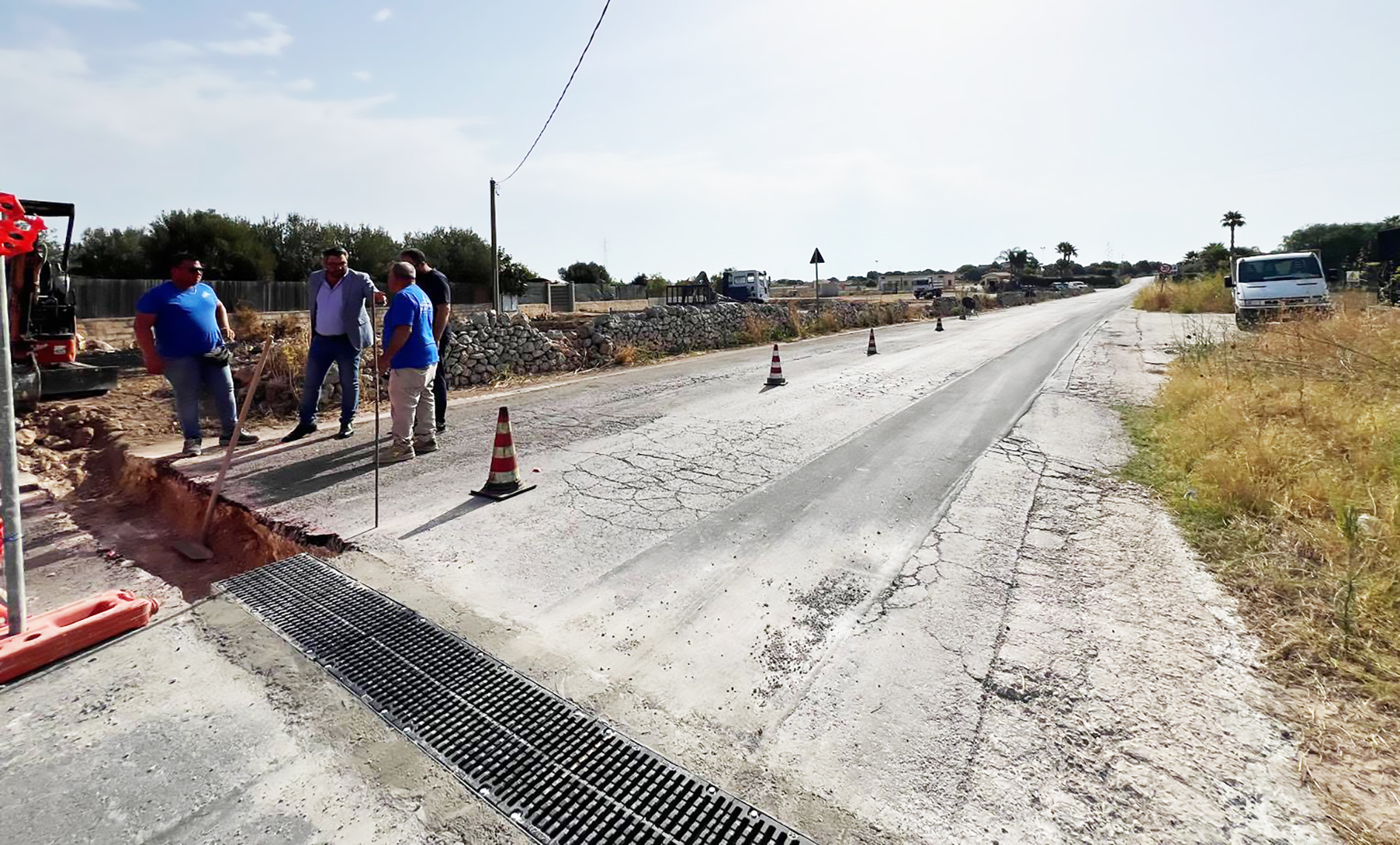 Avviati i lavori di mitigazione del rischio idrogeologico in contrada Casazza Avviati i lavori di mitigazione del rischio idrogeologico in contrada Casazza