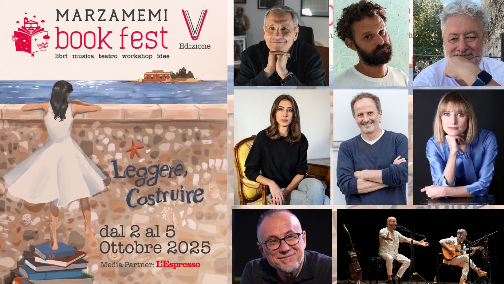 Dal 2 al 5 ottobre torna il Marzamemi BookFest 2025: tutti gli ospiti Dal 2 al 5 ottobre torna il Marzamemi BookFest 2025: tutti gli ospiti