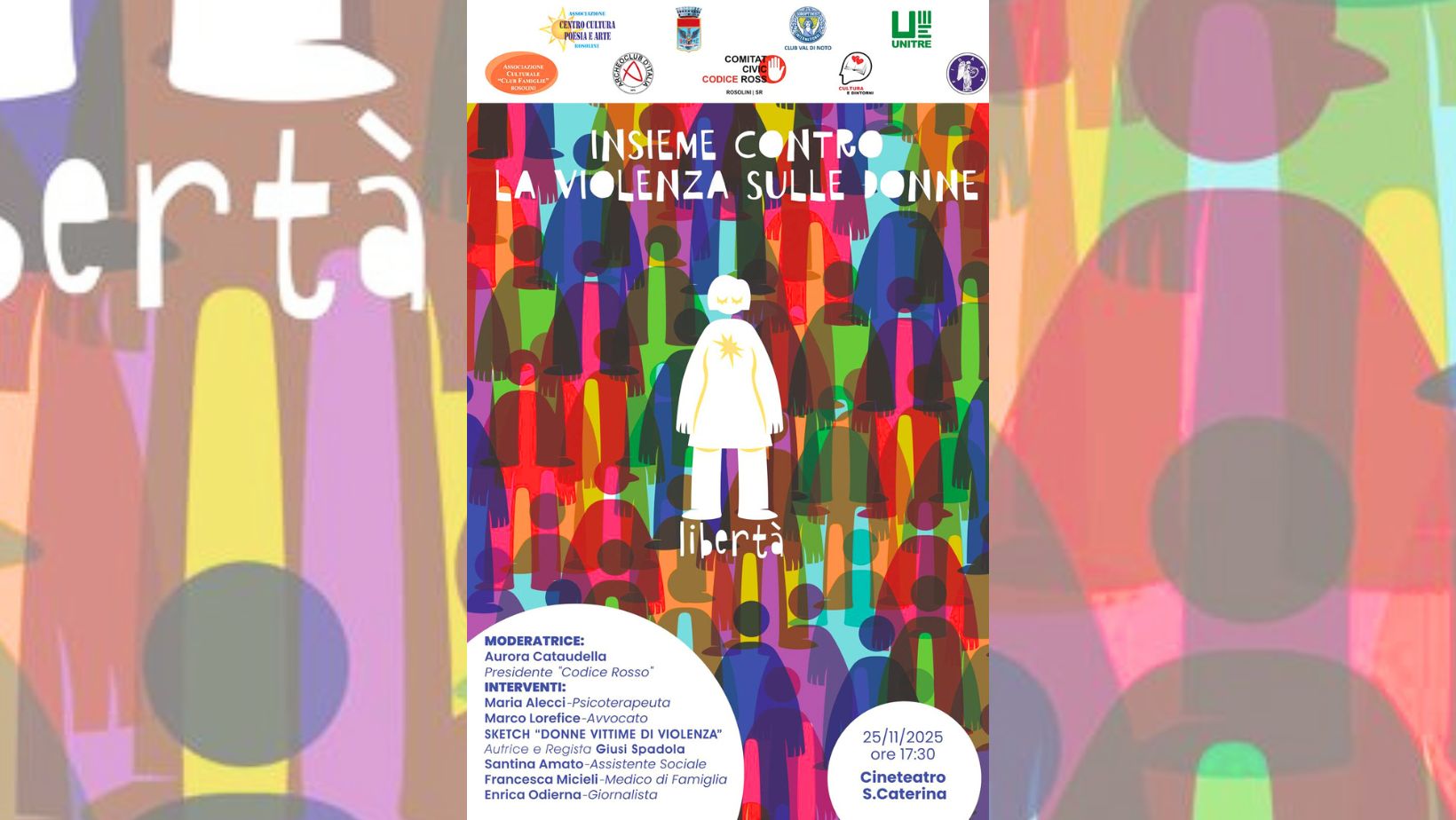 Giornata contro la violenza sulle donne, domani a Rosolini un incontro al Cineteatro S. Caterina