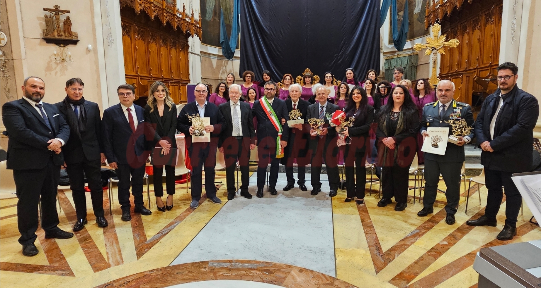 11° edizione del Carrubo d’Oro: cinque i premiati dall’Amministrazione per il 2025