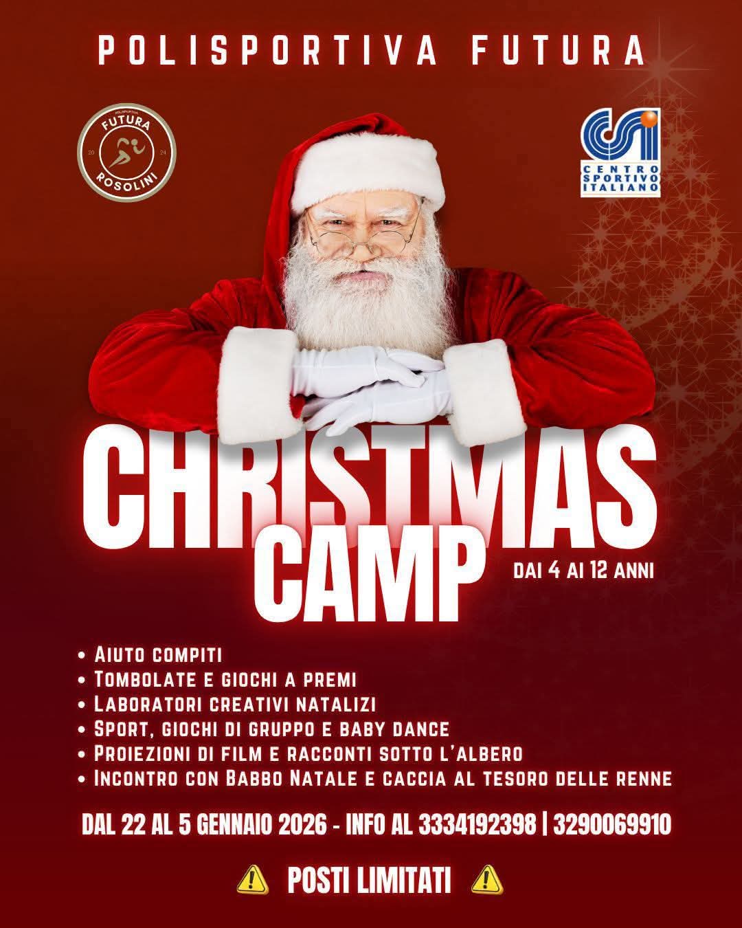 Sport, magia e sorrisi: arriva il Christmas Camp 2025 della Polisportiva Futura Sport, magia e sorrisi: arriva il Christmas Camp 2025 della Polisportiva Futura