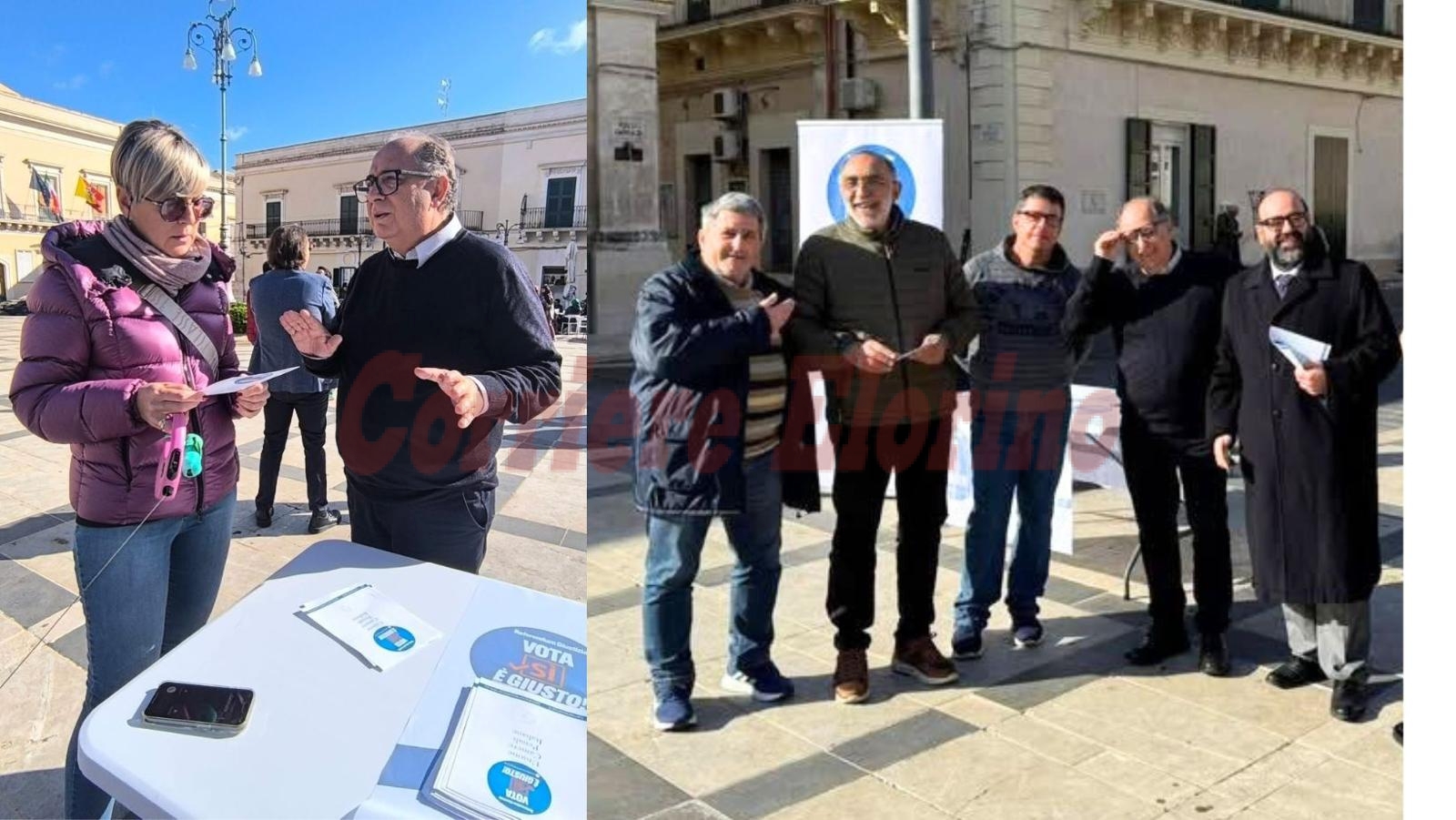 Rosolini, partecipata l’iniziativa “129 Piazze per il Sì” sulla riforma della giustizia