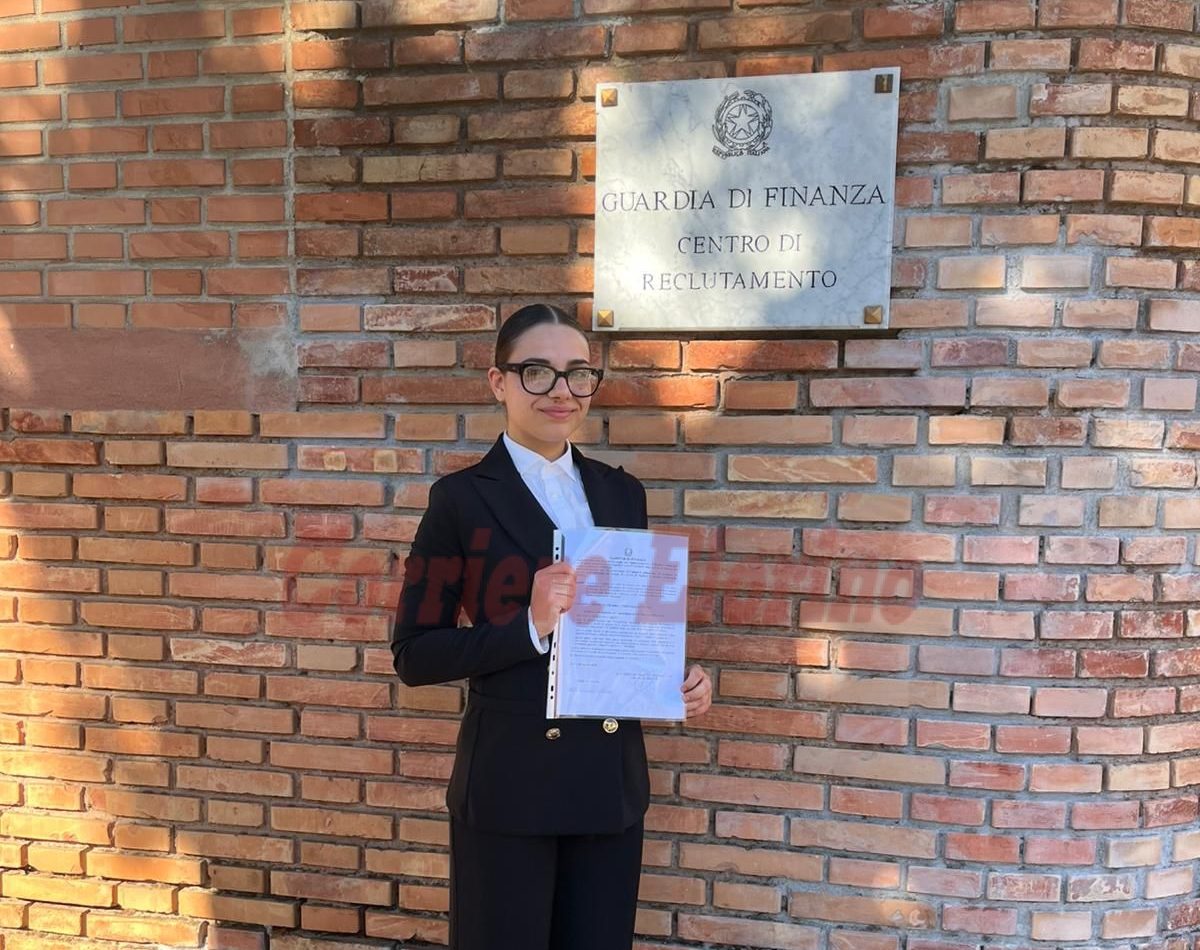 Alice Lorefice, 20 anni e un sogno che si realizza: vince il concorso per Allievi Marescialli della Guardia di Finanzia