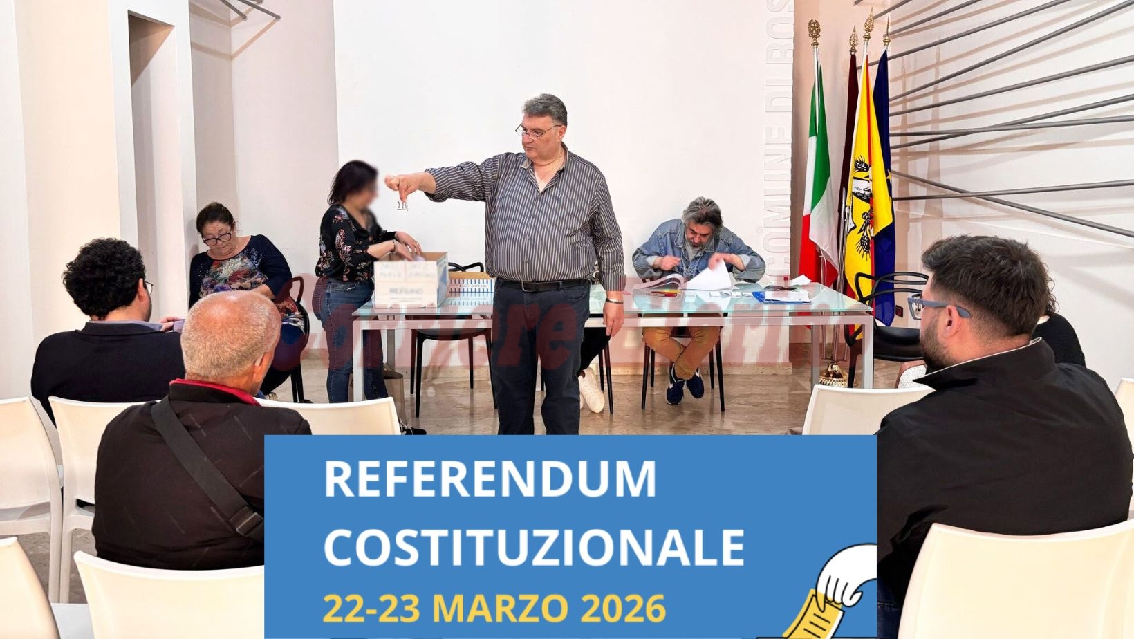 Referendum del 22 e 23 marzo, venerdì 27 febbraio la nomina degli scrutatori Referendum del 22 e 23 marzo, venerdì 27 febbraio la nomina degli scrutatori